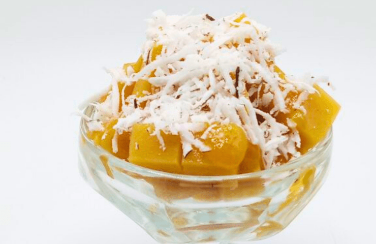 H02 Flan tropical de auyama, parchita y coco